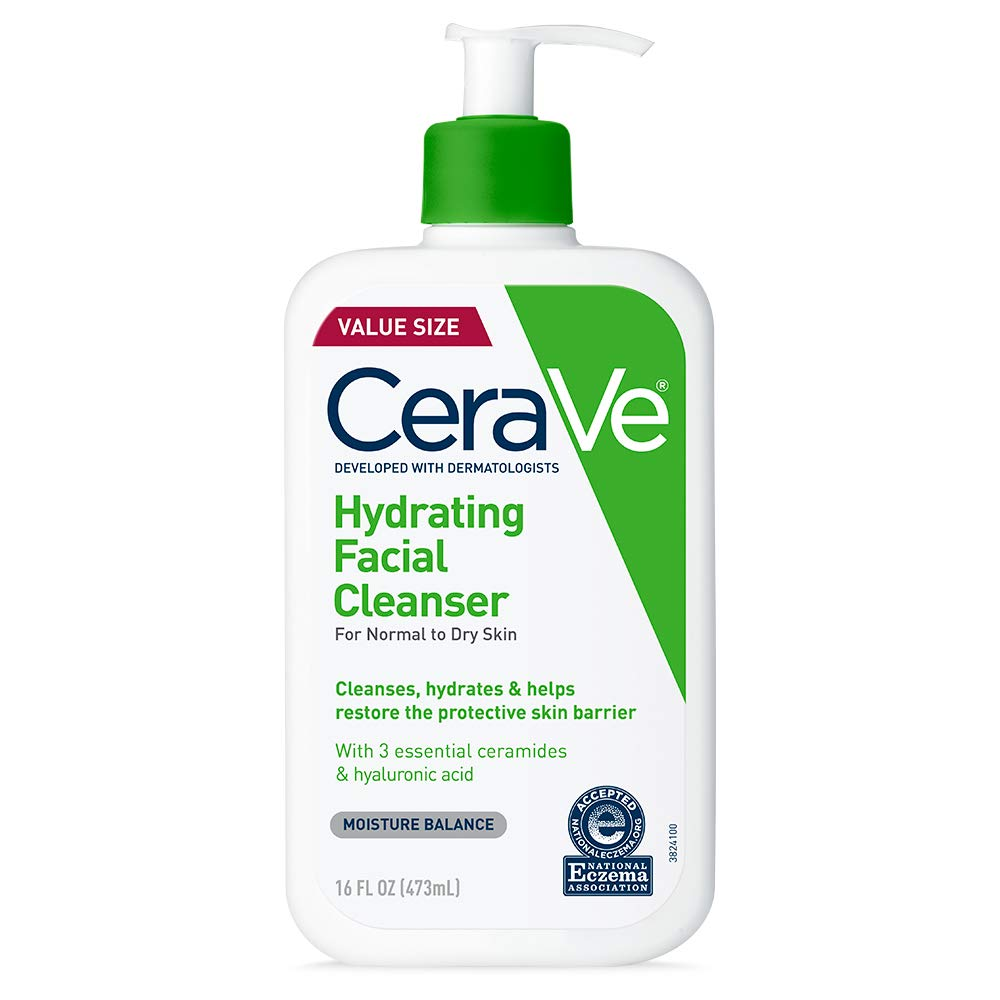 CERAVE Hydrating Facial Cleanser. Water based cleanser