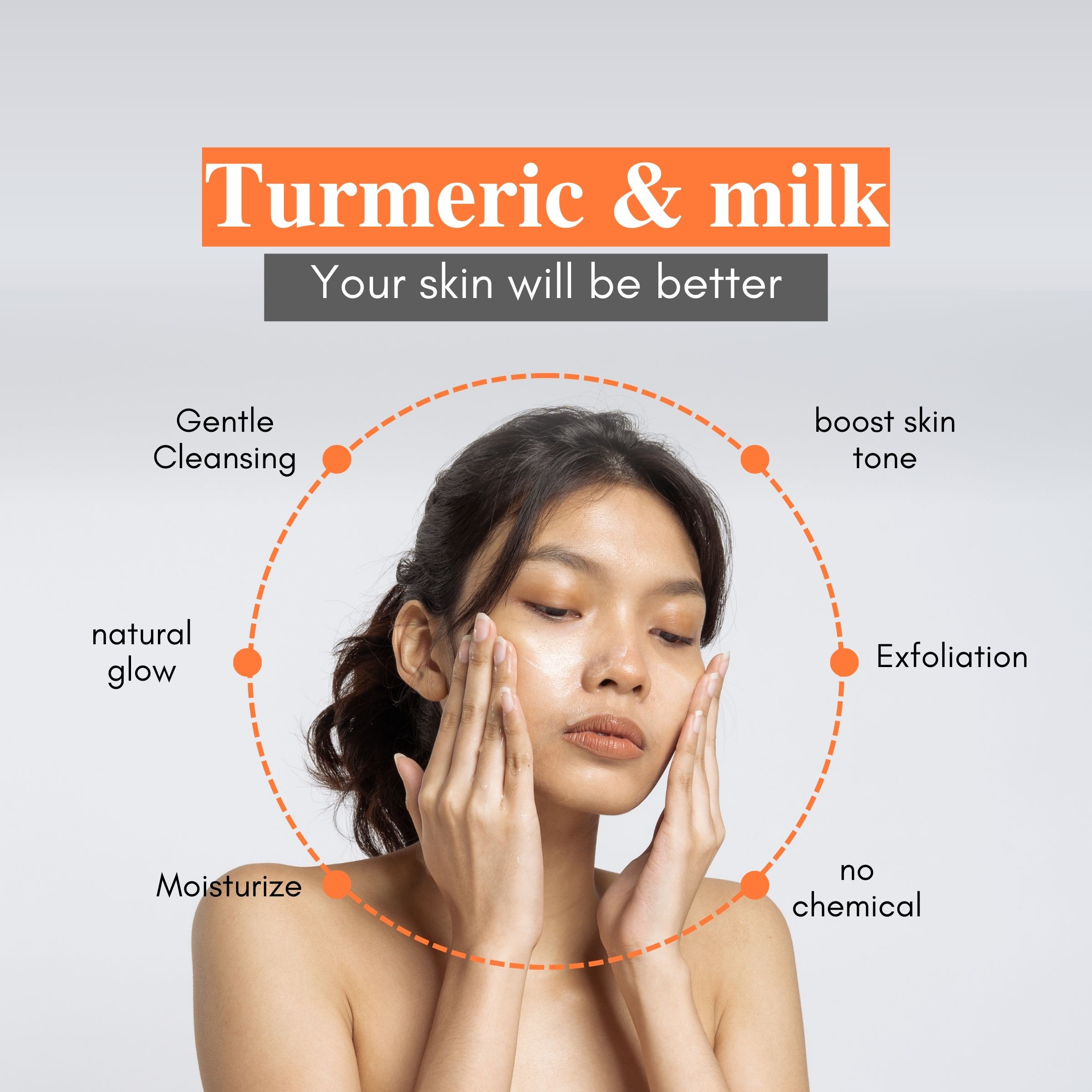 Ultimate glow: Benefits of turmeric and milk home made.